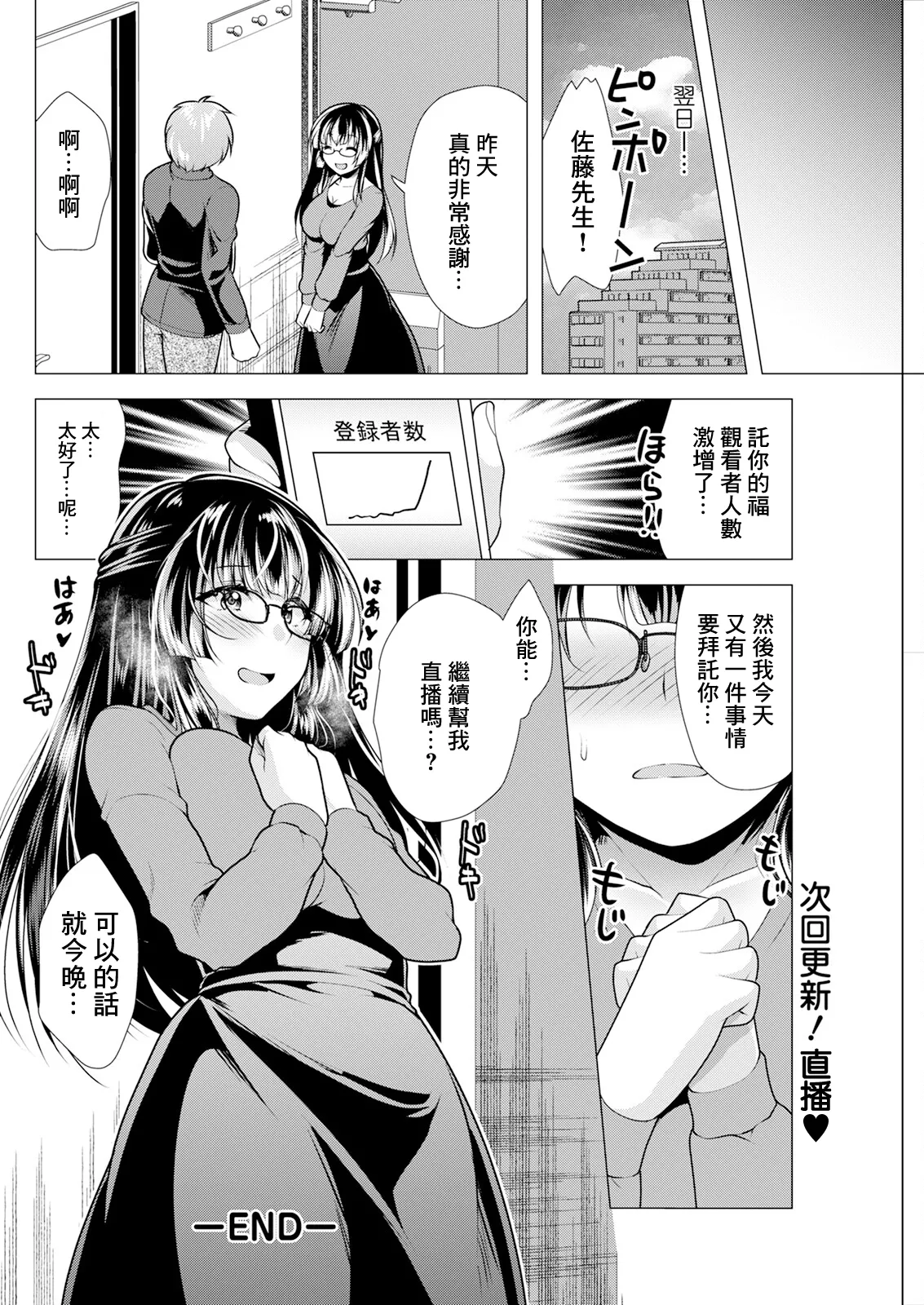 Mic no Kochiragawa de | 在麥克風的這一邊 page 18 - sole female full censorship hentai manga - read online free