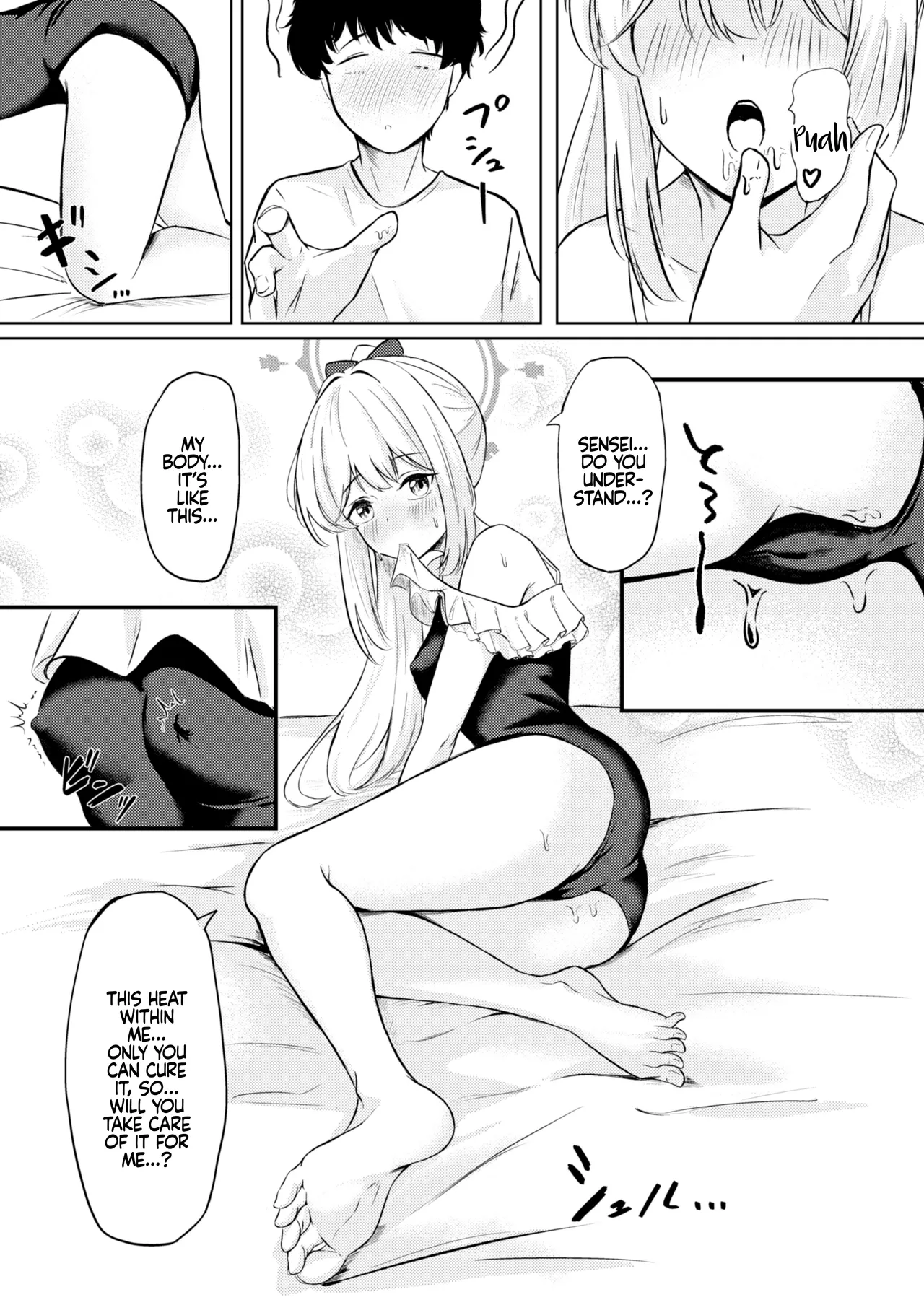 Usagi no Senobi | A Rabbit's Growth page 16 featuring sensei blue archive parody - swimsuit sole female hentai manga - read online free