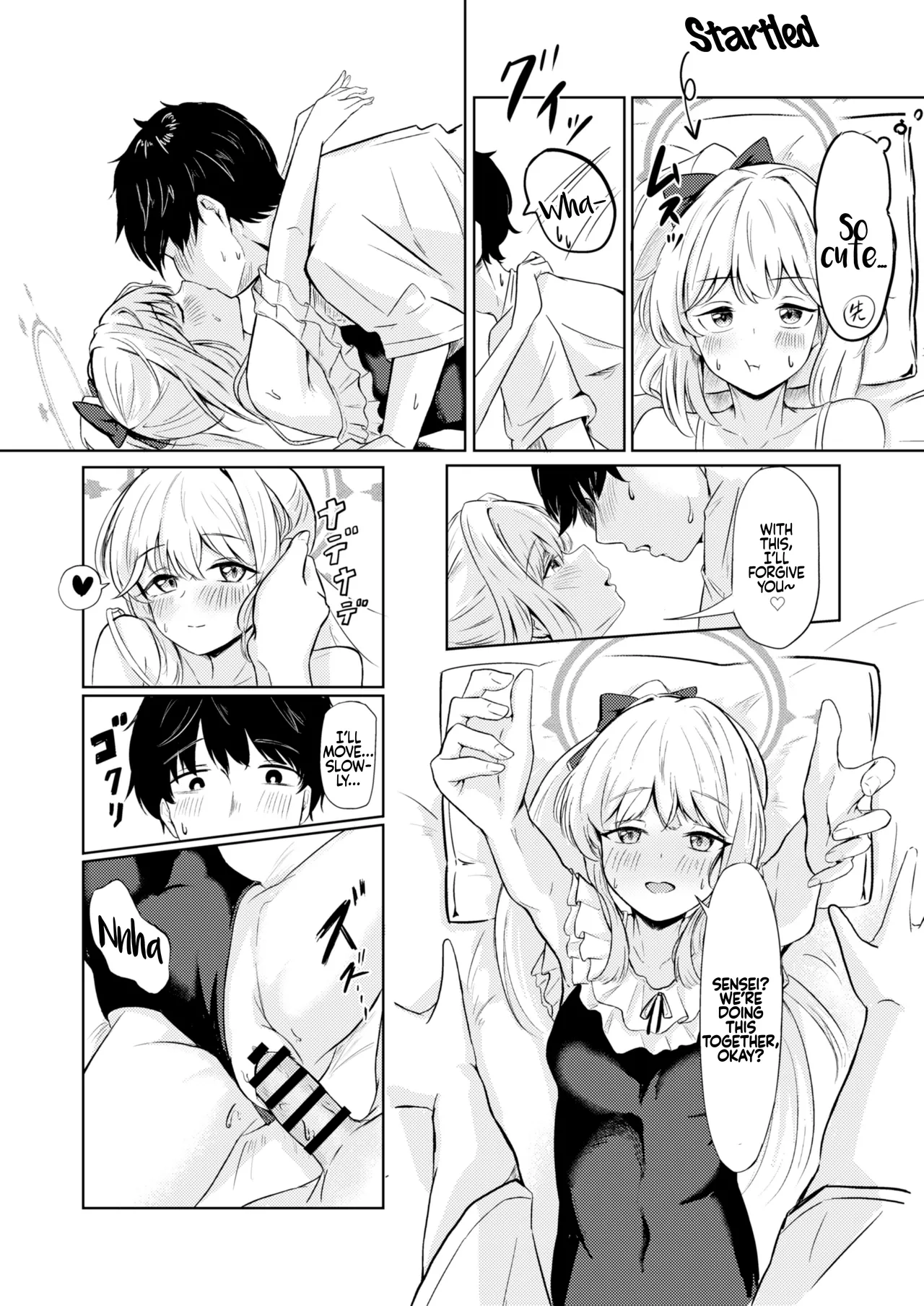 Usagi no Senobi | A Rabbit's Growth page 21 featuring sensei blue archive parody - sole female sole male hentai manga - read online free