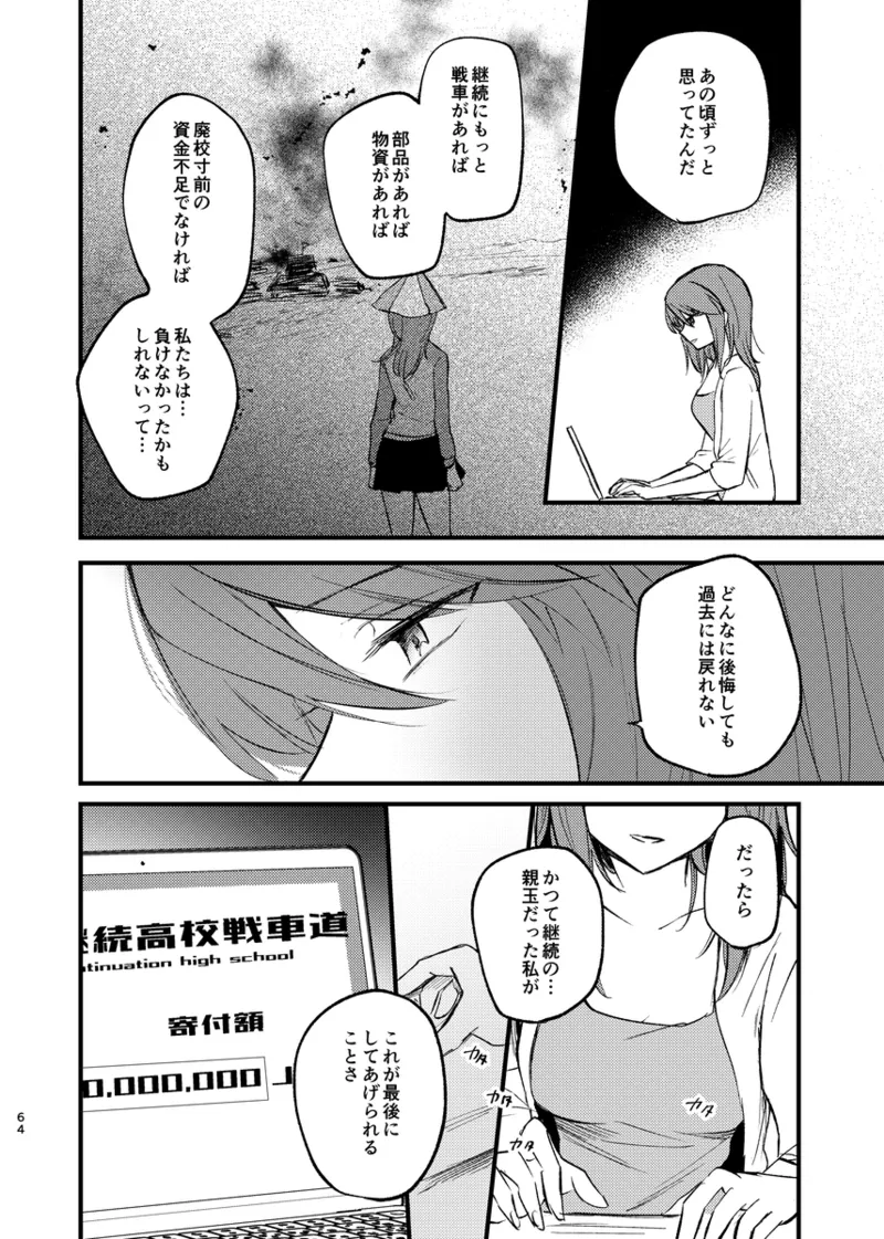 Soshite,  Kisetsu wa Meguru - Talvi meni jo, nyt alkaa kevät. page 63 featuring mika girls und panzer parody - yuri females only hentai manga - read online free