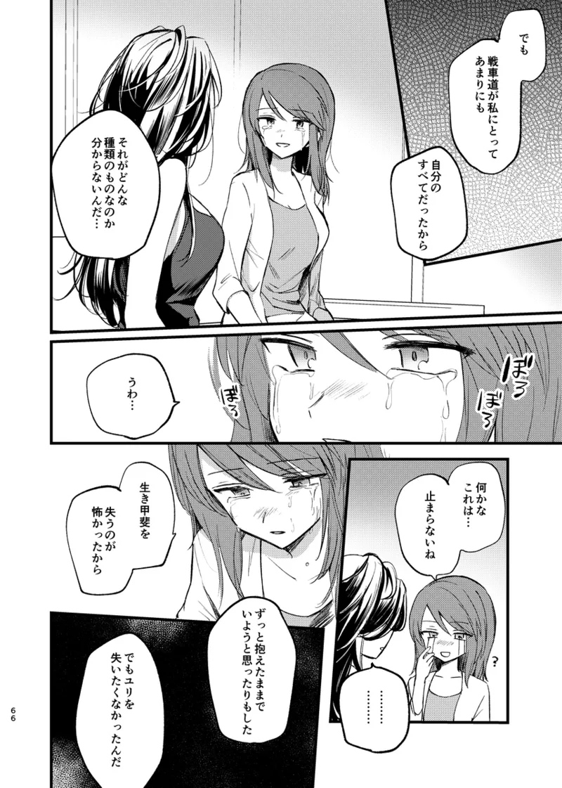 Soshite,  Kisetsu wa Meguru - Talvi meni jo, nyt alkaa kevät. page 65 featuring mika girls und panzer parody - yuri females only hentai manga - read online free