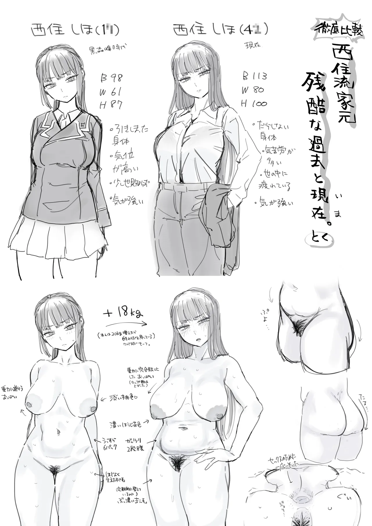 家元が若い男と不倫セックスする漫画 - Page 17