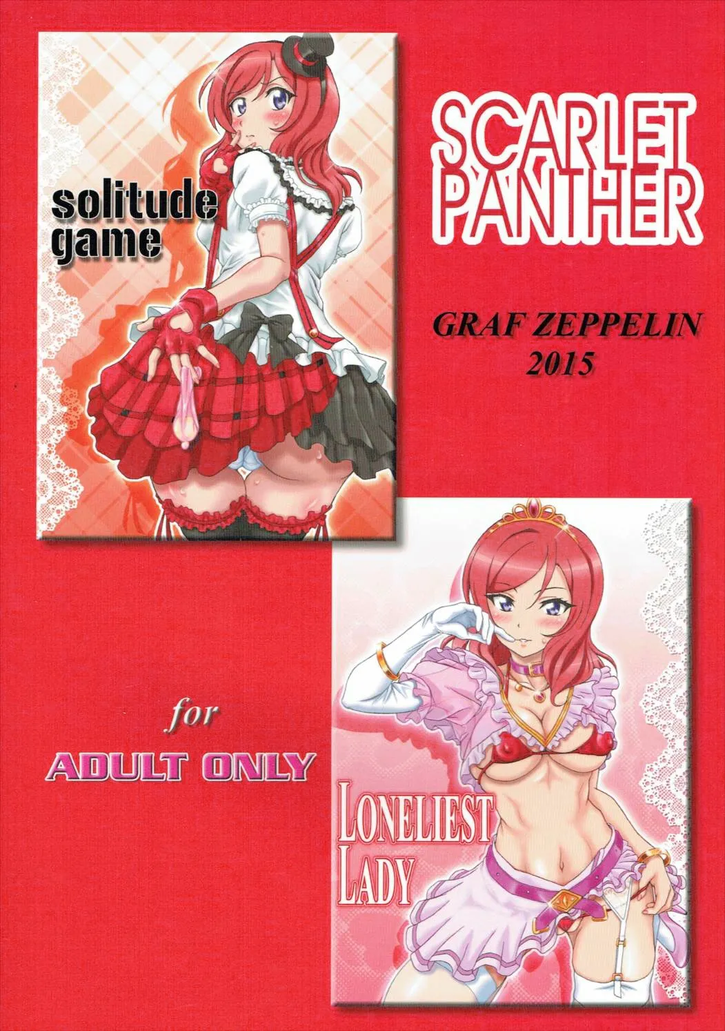 SCARLET PANTHER page 42 featuring maki nishikino love live parody - mmf threesome group hentai manga - read online free