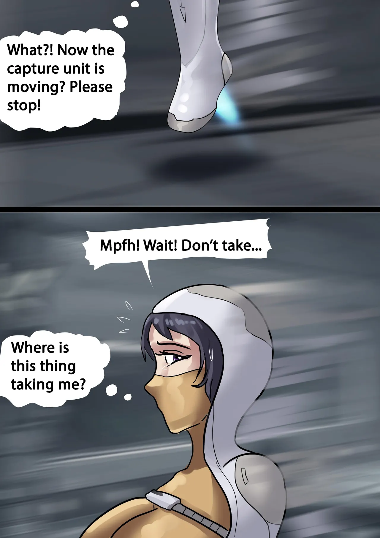 The Slave Spaceship - High Tech Bondage page 12 original parody - bondage gag hentai manga - read online free