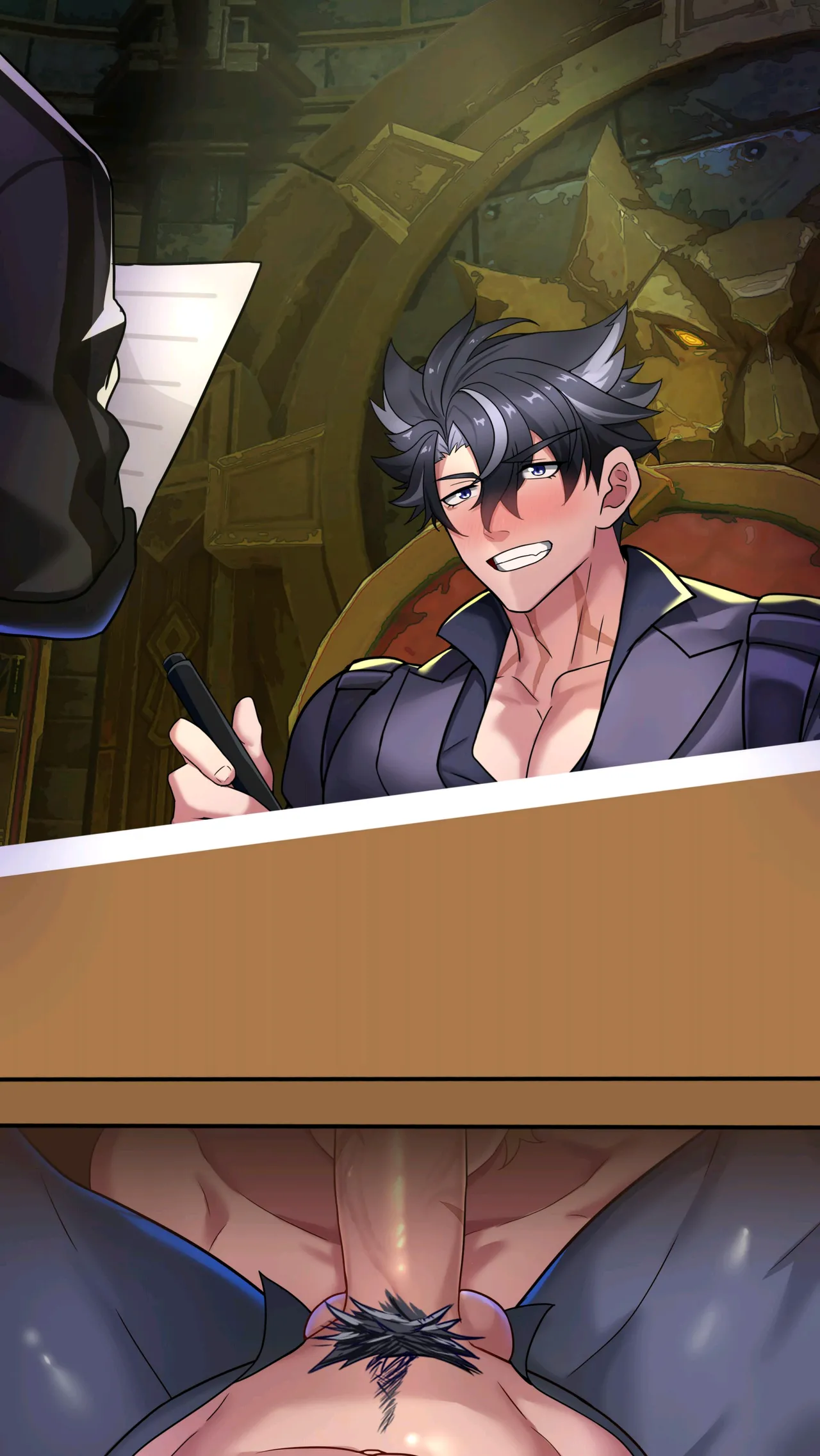 冥河残月-莱欧斯利的办公室 page 51 featuring aether - yaoi tomgirl hentai manga - read online free