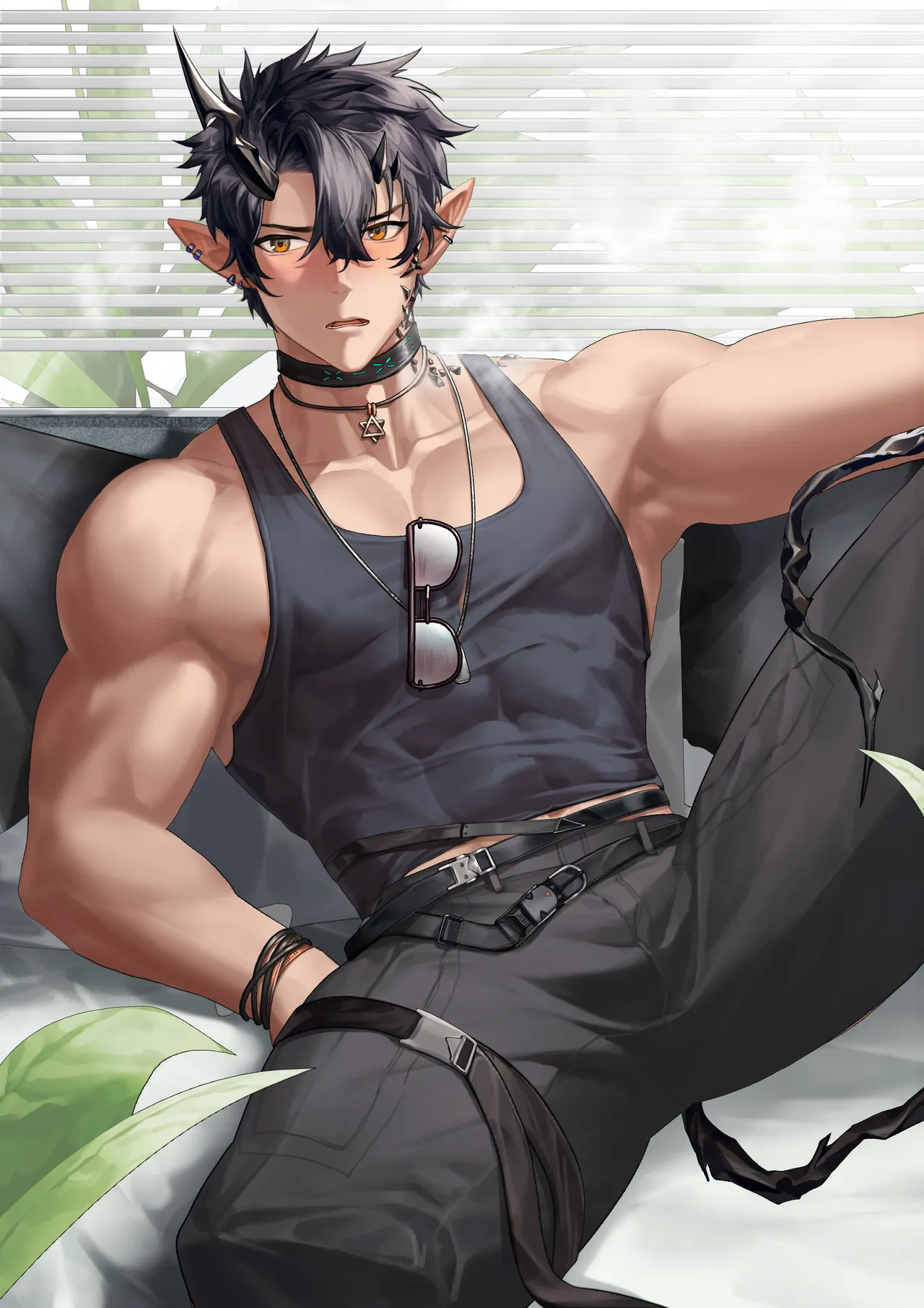 炎客泳装 page 54 original parody - footjob males only hentai manga - read online free