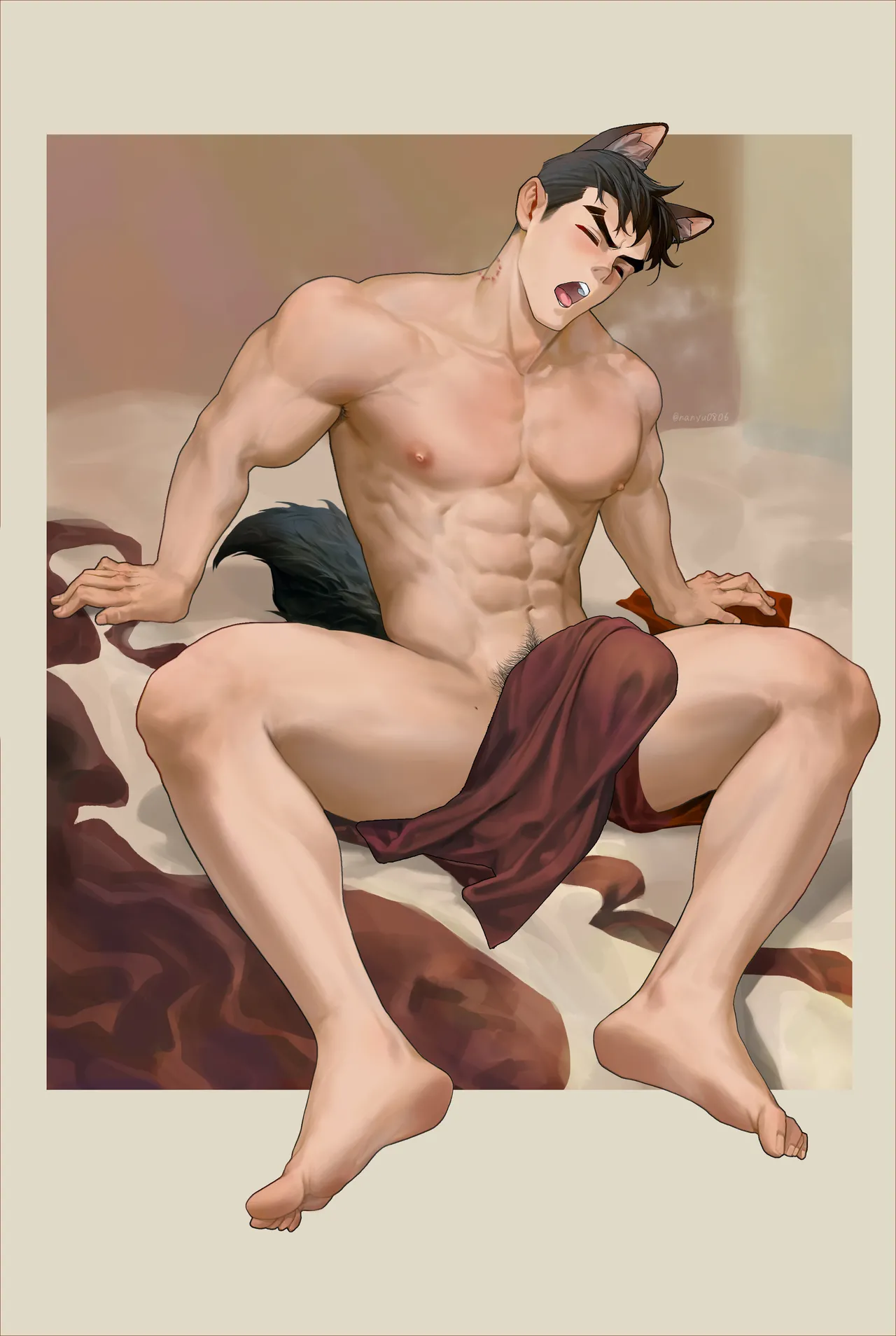 大狗狗睡醒 page 25 original parody - business suit wolf boy hentai manga - read online free