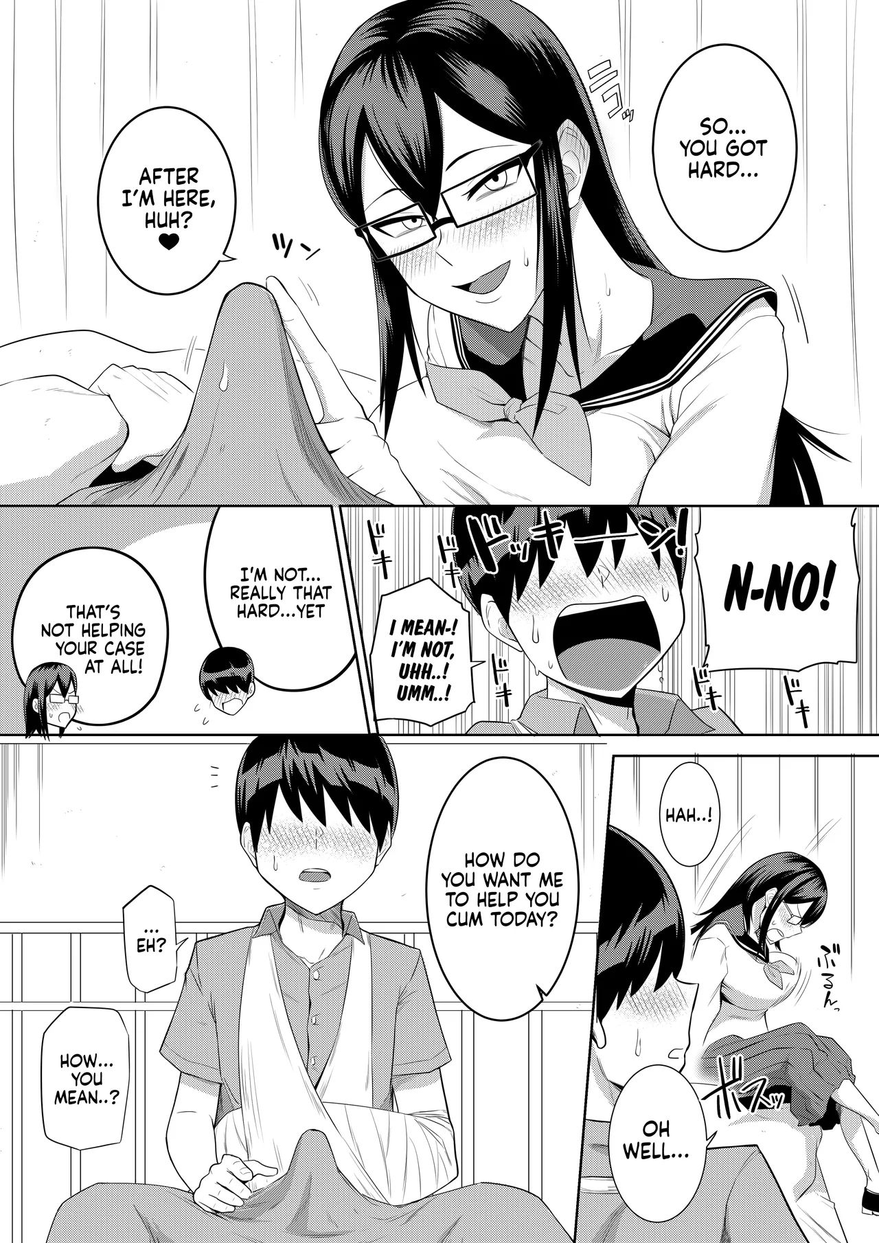 [Makosho] Sewayaki na Kyonyuu Gakkyuu Iinchou Sono 1-11 | The Kind and Caring Busty Class Rep Ch.1-11 [English] (Ongoing) page 26 original parody - sole female sole male hentai manga - read online free