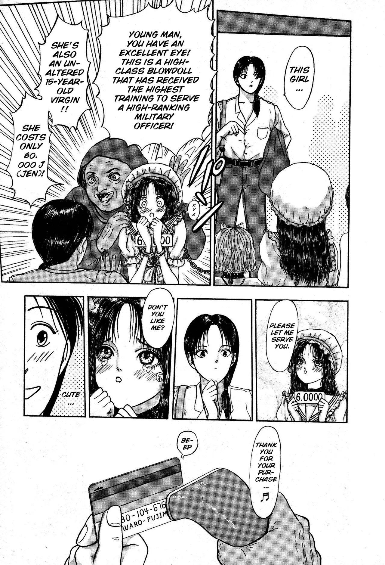 Burgess' Girls 1: Chapter of Wiwaxia page 13 - piercing guro hentai manga - read online free