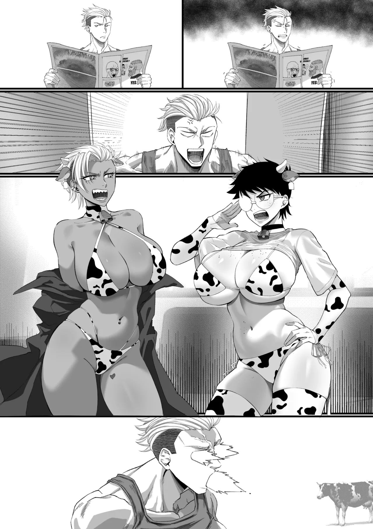 Make A Choice 🥛🍫 page 10 original parody - unusual teeth big breasts hentai manga - read online free