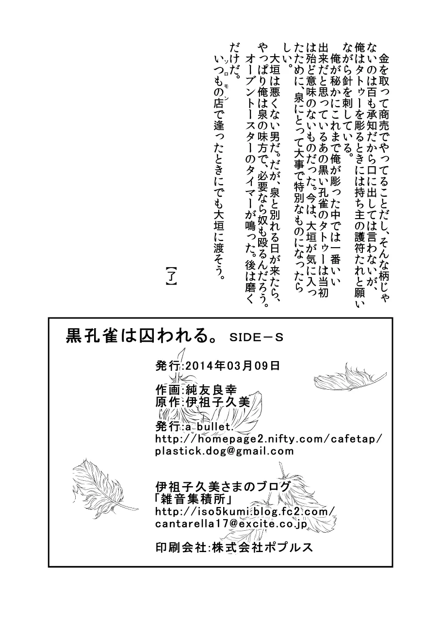 黒孔雀は囚われる。 SIDE-S page 30 original parody - spanking males only hentai manga - read online free