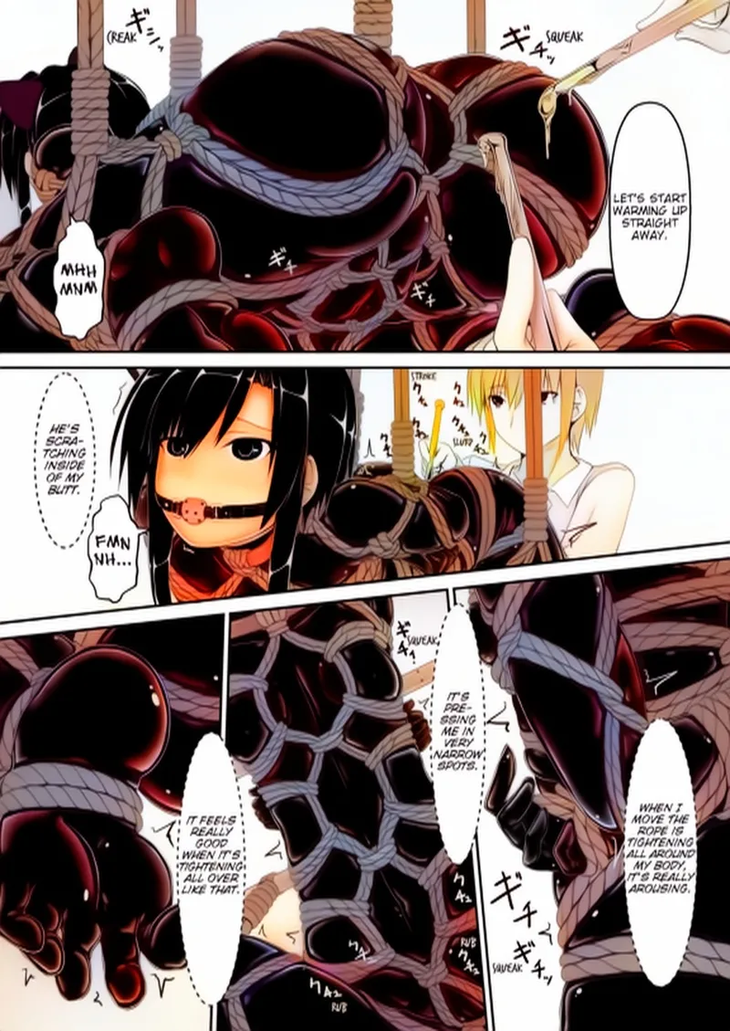 kuroneko choco ice (1-9) colorized page 141 original parody - bondage latex hentai manga - read online free