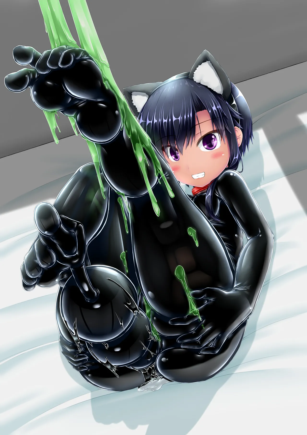 kuroneko choco ice (1-9) colorized page 192 original parody - bondage latex hentai manga - read online free