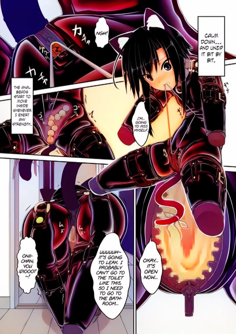 kuroneko choco ice (1-9) colorized page 77 original parody - bondage latex hentai manga - read online free