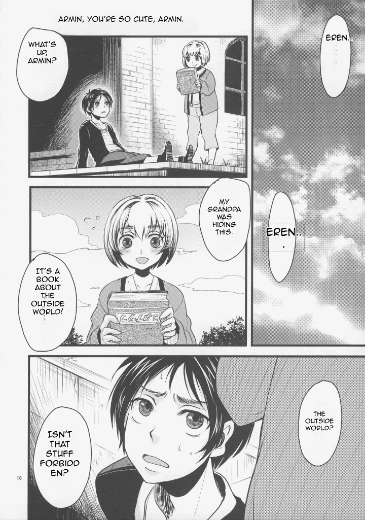 Shingeki no Banana page 9 featuring mikasa ackerman shingeki no kyojin parody - rough translation futanari hentai manga - read online free