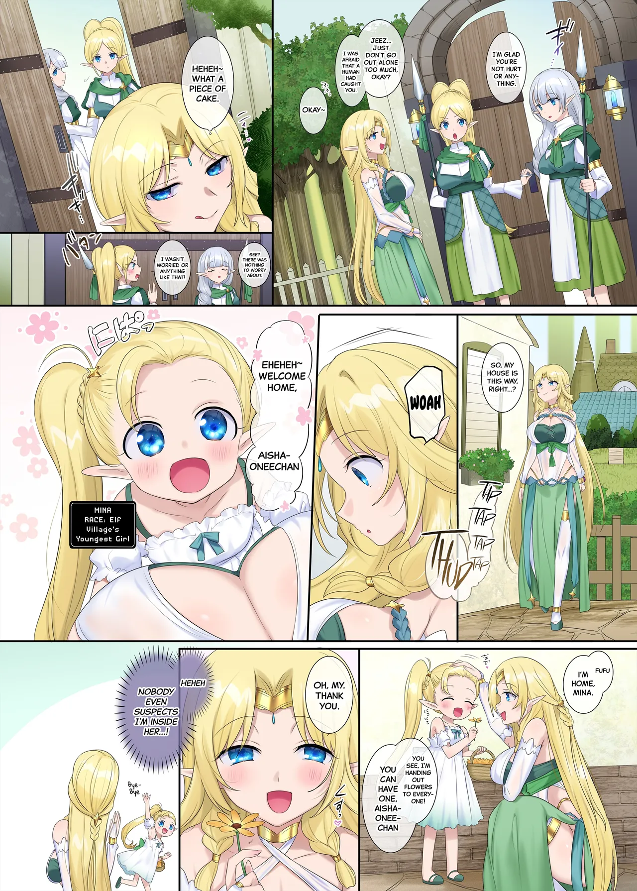 Nikutai Dorobou no Udewa | Body-Snatching Bracelet page 24 original parody - elf big breasts hentai manga - read online free