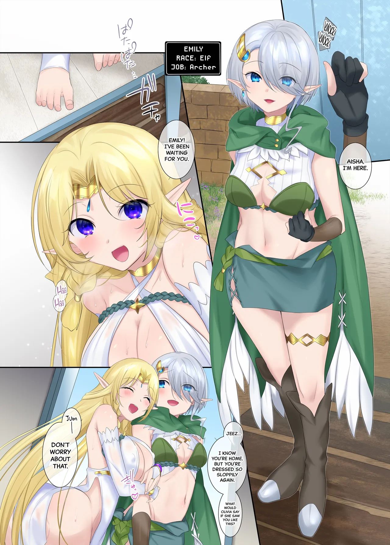Nikutai Dorobou no Udewa | Body-Snatching Bracelet page 28 original parody - elf big breasts hentai manga - read online free
