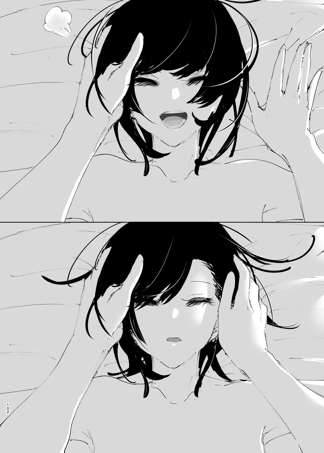 Monogatari no youni | Like a Tale page 101 original parody - kissing big breasts hentai manga - read online free