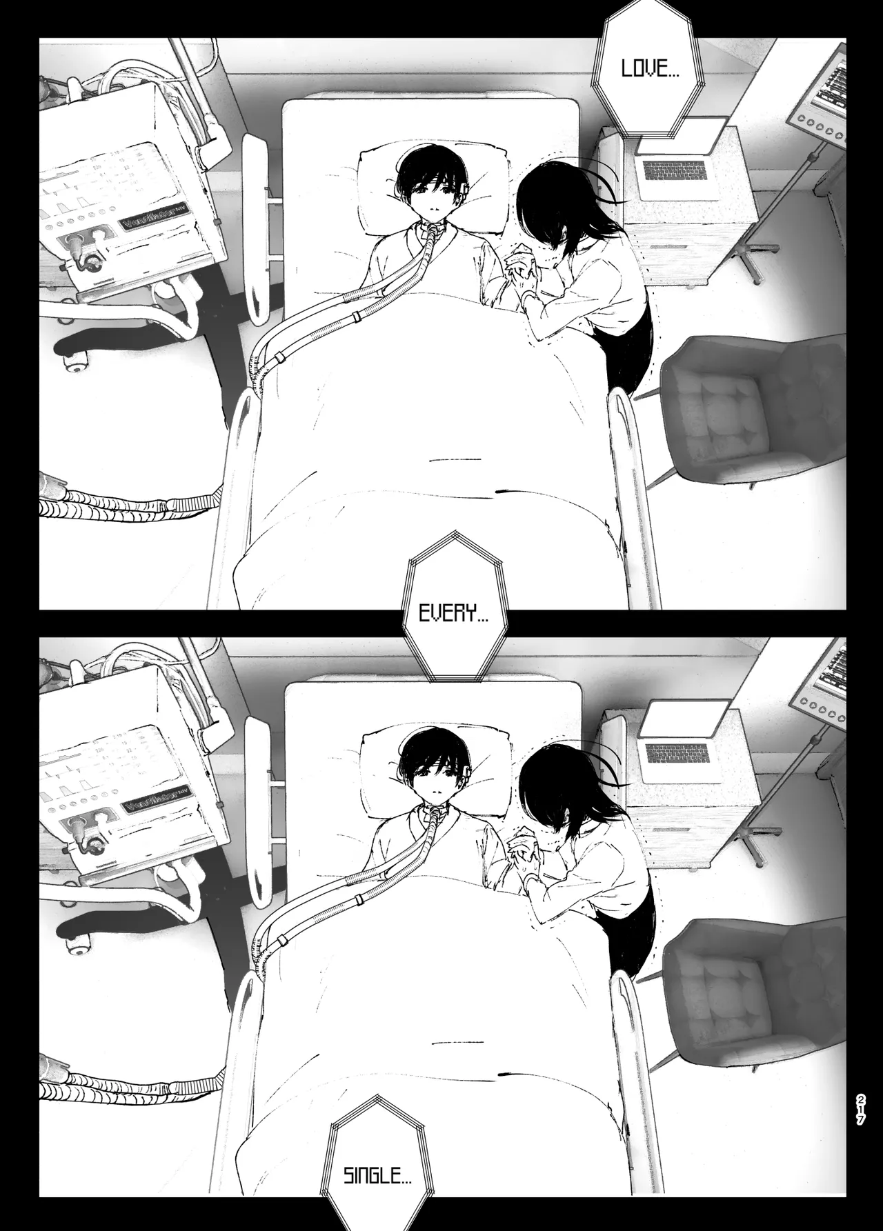 Monogatari no youni | Like a Tale page 216 original parody - kissing big breasts hentai manga - read online free