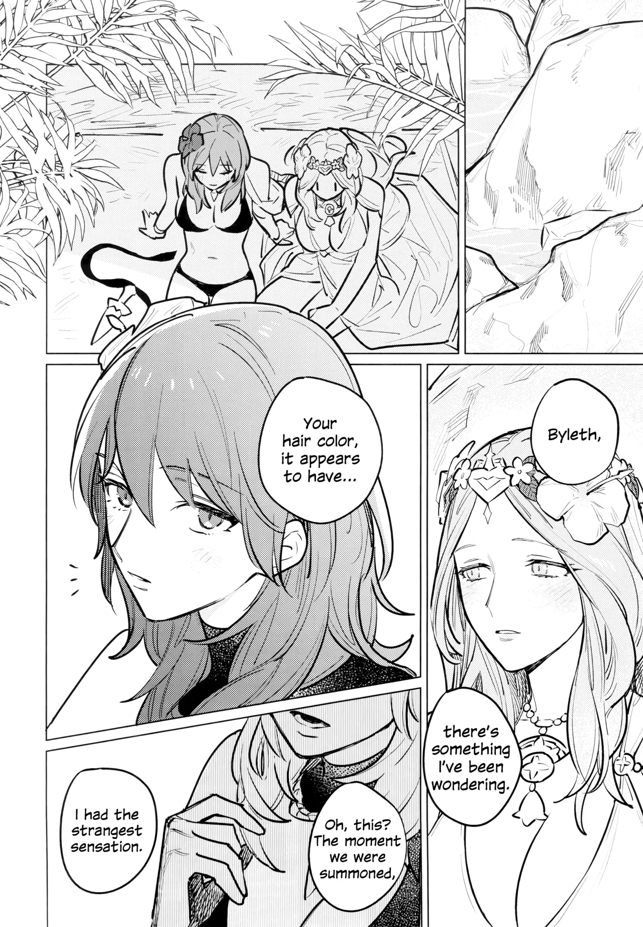 Katen no Kowairo | The Voice of Summer page 9 featuring byleth eisner fire emblem three houses parody - kissing swimsuit hentai manga - read online free