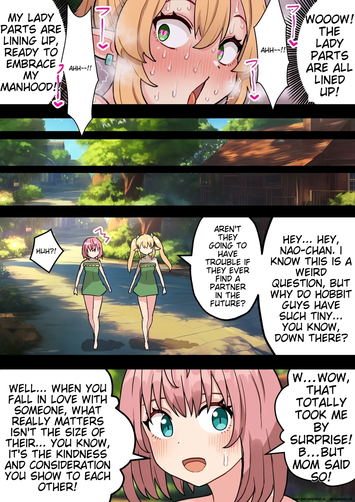 Page 66 of Tanshou Houkei Futanari Hobbit Shoujo ga Mahou no Yubiwa de Kyokon Seiyoku Monster ni naru Hanashi 1-3