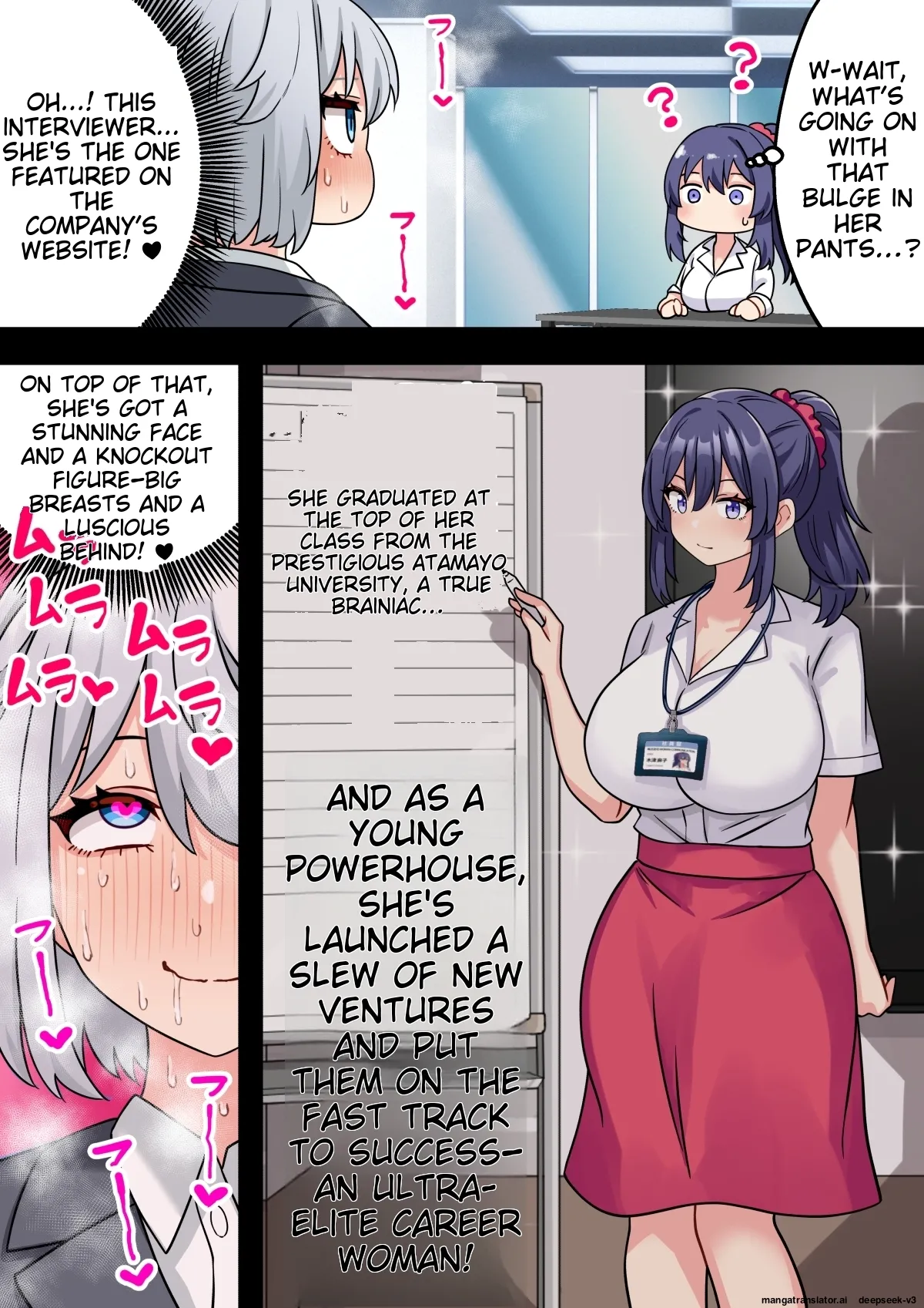 Koutensei Futanari Shuukatsusei ga Chinpo wo Ikashite Kigyou suru Hanashi page 28 full