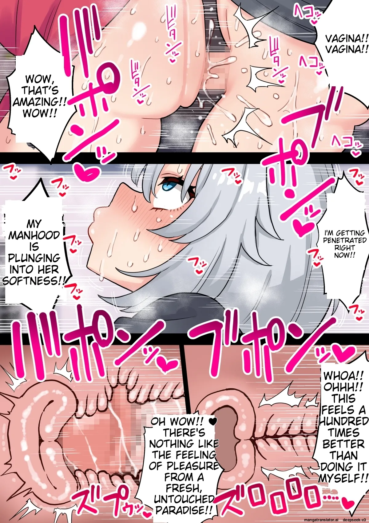 Koutensei Futanari Shuukatsusei ga Chinpo wo Ikashite Kigyou suru Hanashi page 35 full