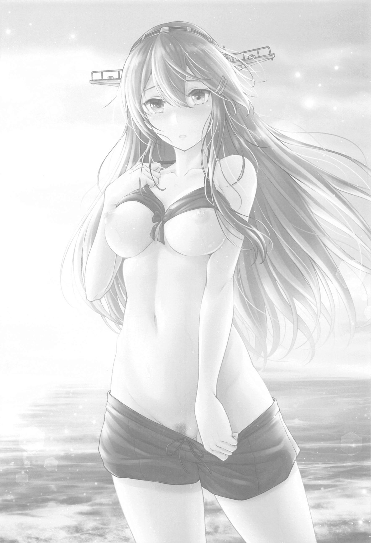 Haruna to Osake de Oiwai o - BC STRIKE! Alcohol panic page 18 featuring haruna kantai collection parody - drunk sole female hentai manga - read online free