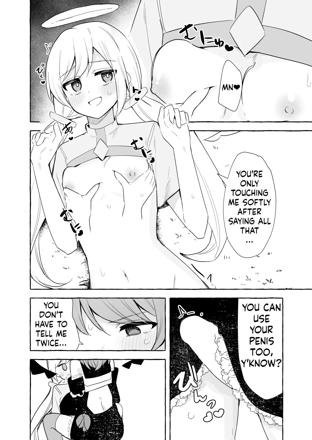 Futanari Akuma to Tenshii-chan page 12 original parody - sole female nakadashi hentai manga - read online free