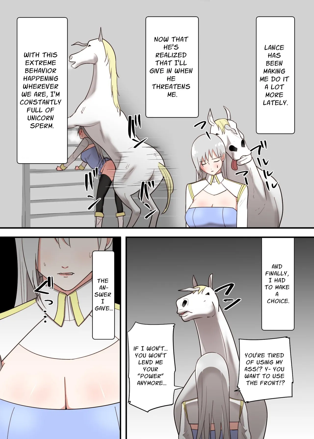 Onna Kishi no Himitsu | The Secret of a Knightess page 21 original parody - sole female sole male hentai manga - read online free