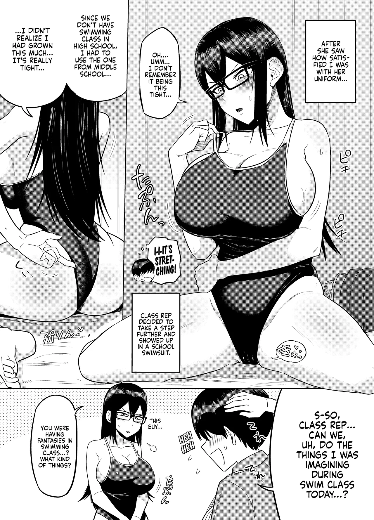 [Makosho] Sewayaki na Kyonyuu Gakkyuu Iinchou Sono 1-12 | The Kind and Caring Busty Class Rep Ch.1-12 [English] [NudeSalad] (Ongoing) page 60 original parody - sole female sole male hentai manga - read online free