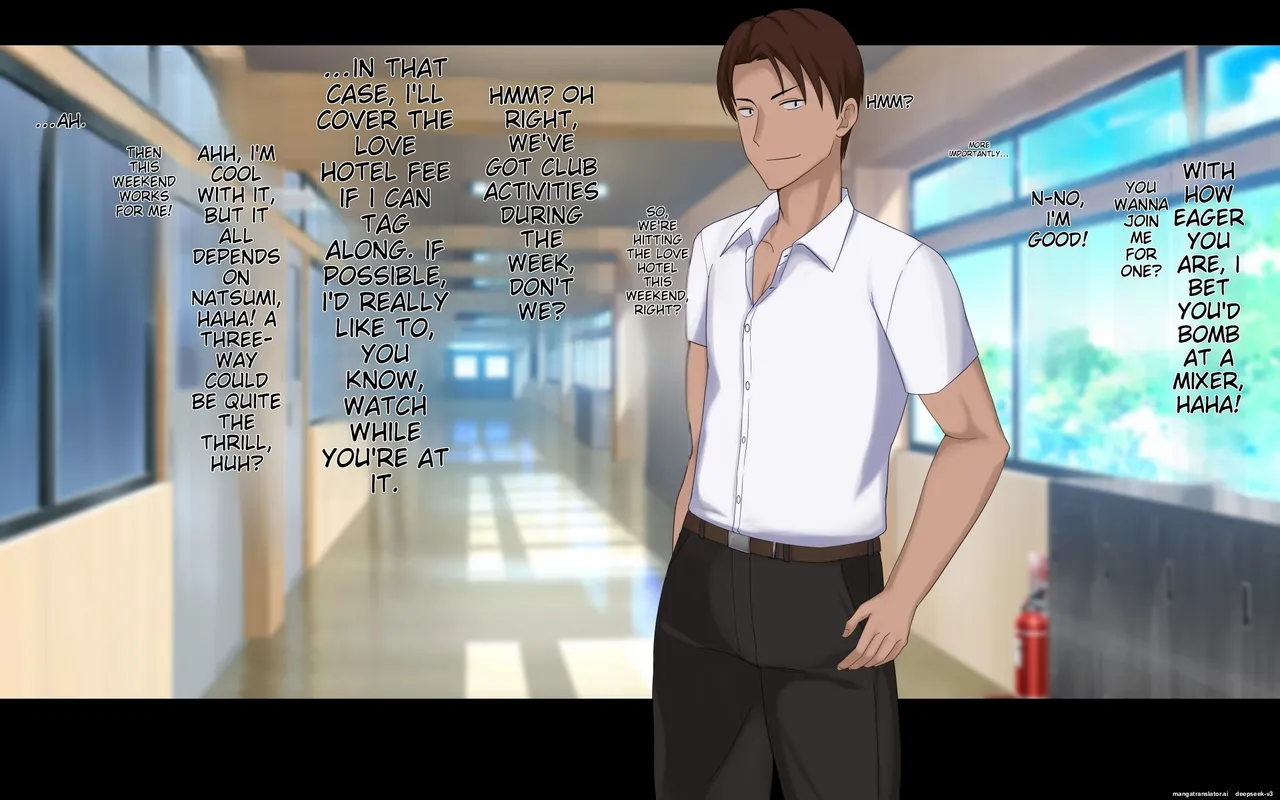 Naka ga Ii Onna Tomodachi wa Aitsu no Kanojo datta page 103 original parody - swimsuit mmf threesome hentai manga - read online free