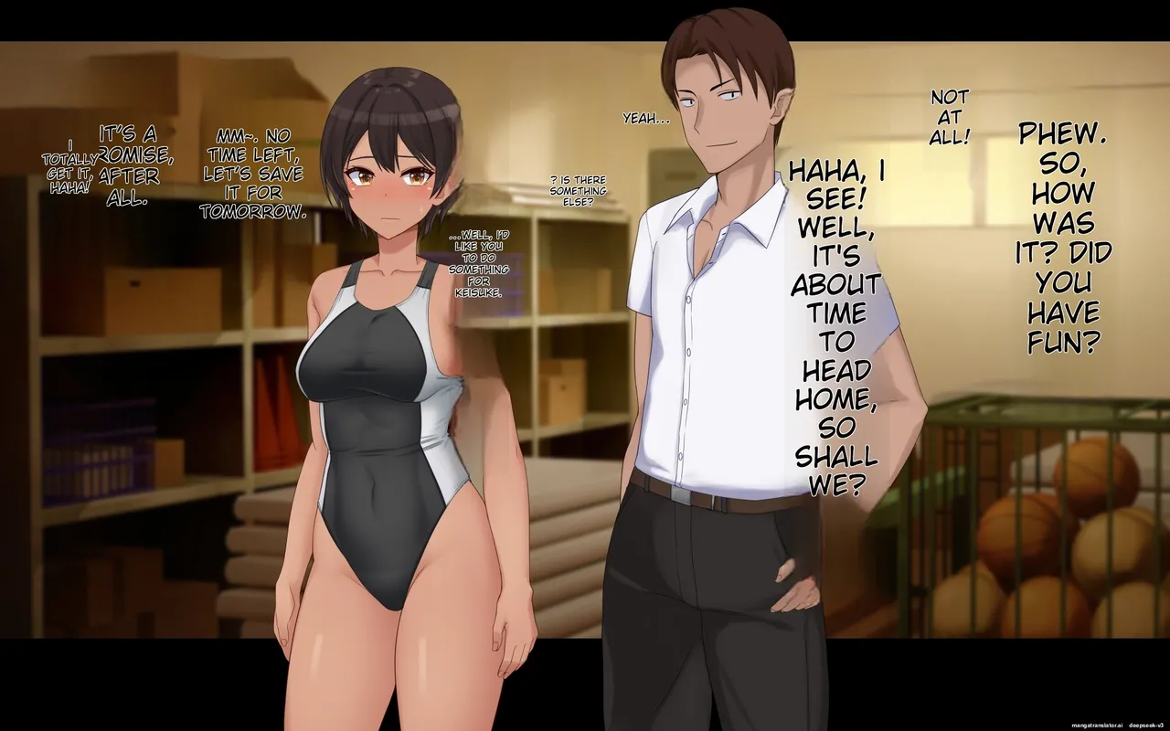 Naka ga Ii Onna Tomodachi wa Aitsu no Kanojo datta page 247 original parody - swimsuit mmf threesome hentai manga - read online free