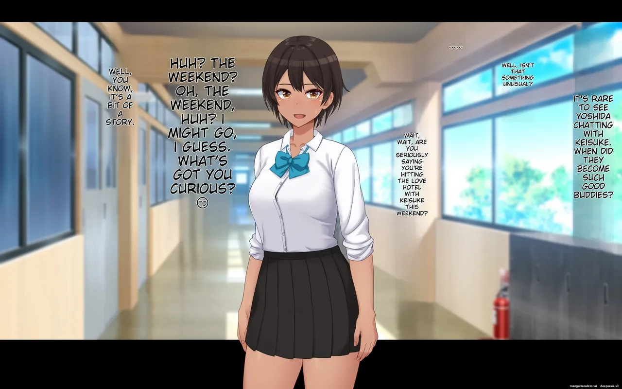 Naka ga Ii Onna Tomodachi wa Aitsu no Kanojo datta page 282 original parody - swimsuit mmf threesome hentai manga - read online free