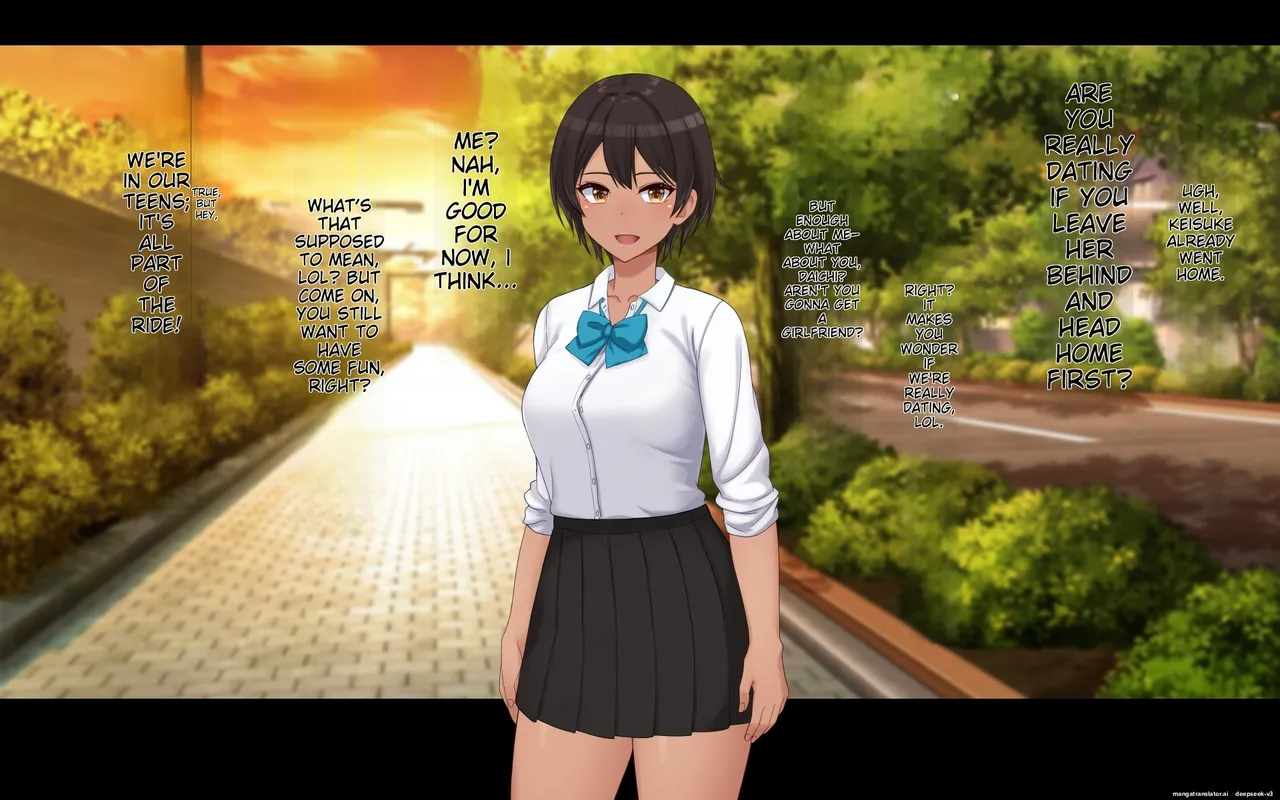 Naka ga Ii Onna Tomodachi wa Aitsu no Kanojo datta page 48 original parody - swimsuit mmf threesome hentai manga - read online free