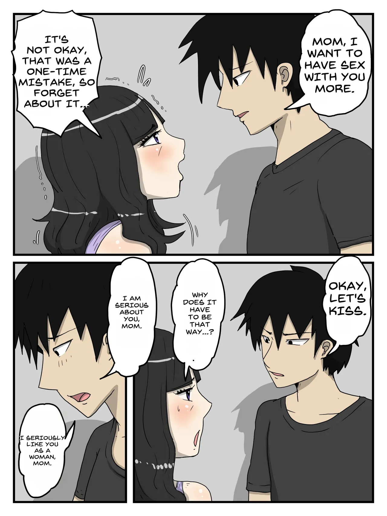 Haha no Seishori Fella no Tsuzuki wa Nakadashi Sex made Shitai page 35 original parody - sole female sole male hentai manga - read online free