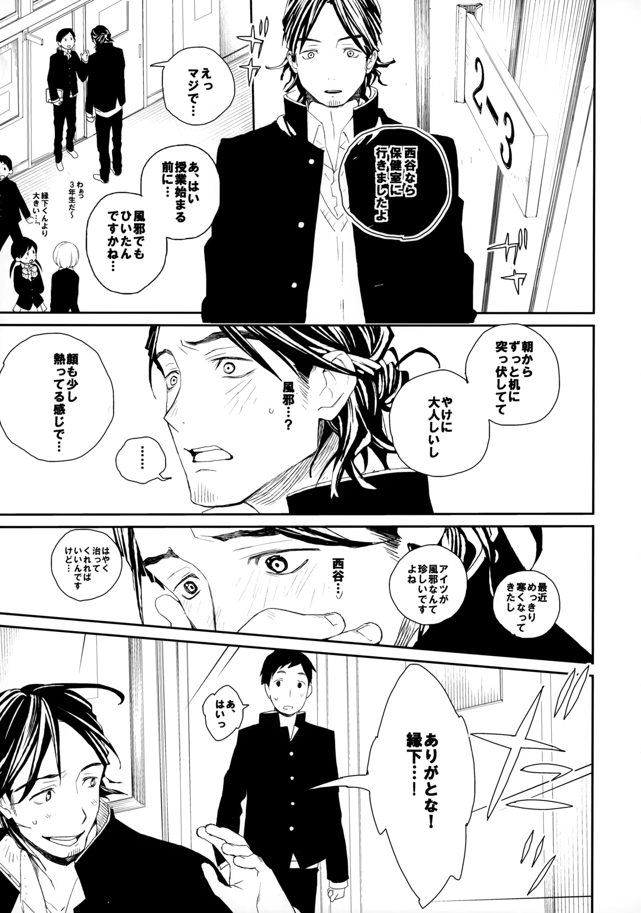 Momoiro no Bansoukou page 26 featuring yuu nishinoya haikyuu parody - males only yaoi hentai manga - read online free