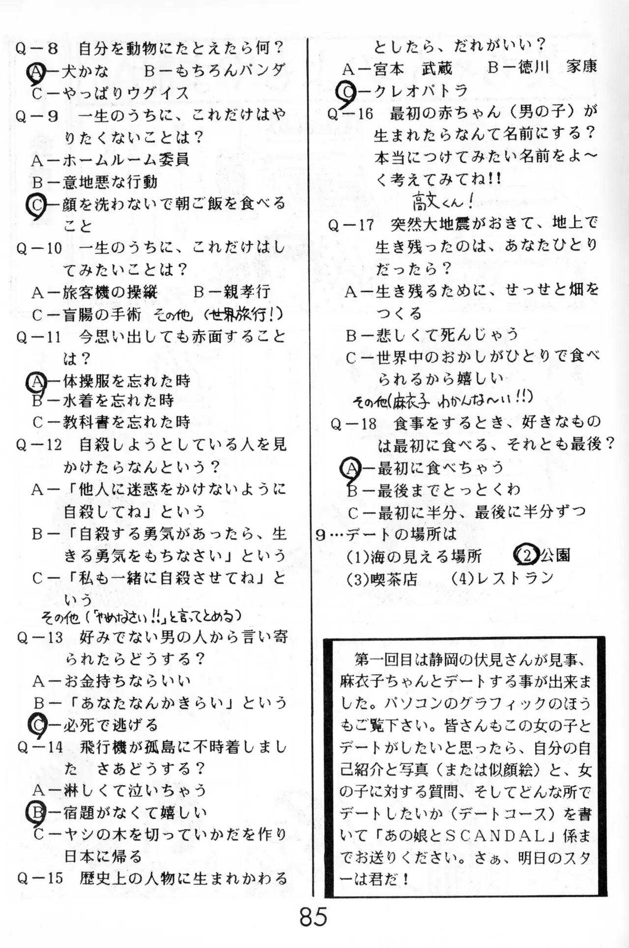 Graphic idol information magazine "ZETA" first issue.2 - Page 82