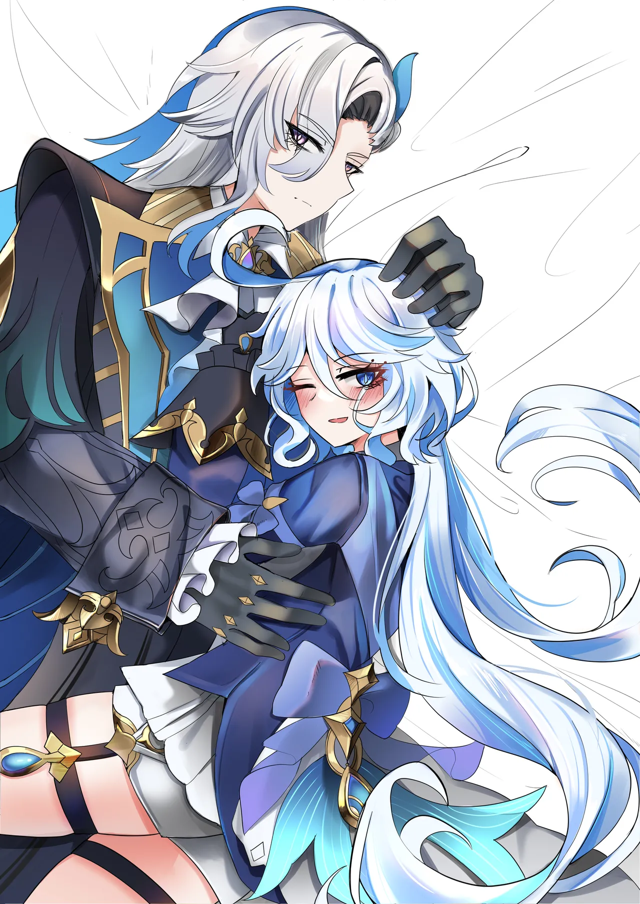 [Bubo] Iminai Jikan (Genshin Impact)  | 无意义的时间 (原神) [Decensored] [Chinese] [日落潮来个人汉化] page 45 featuring neuvillette genshin impact parody - sole female sole male hentai manga - read online free