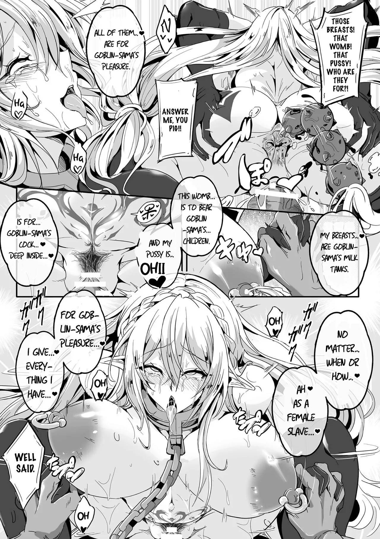 Kooni no Kuni no Mesu Elf Ch. 3 | Female Elves of the Goblin Country Ch. 3 page 29 - elf big breasts hentai manga - read online free