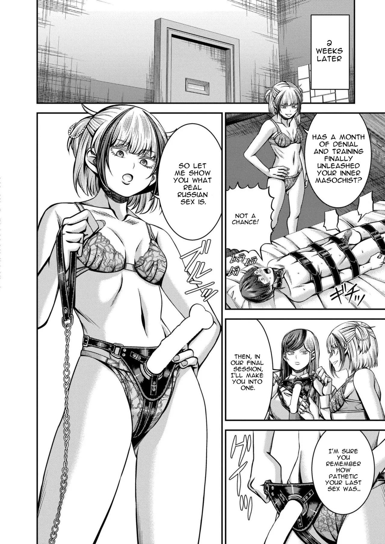 [Yamahata Rian] Siberia Tokkyuu Inferno ~Dorei Mitsuzoujouiki~ | Siberian Express Inferno (COMIC Kaien VOL. 20) [English] [Spirtohleb] [Digital] page 30 - full censorship femdom hentai manga - read online free