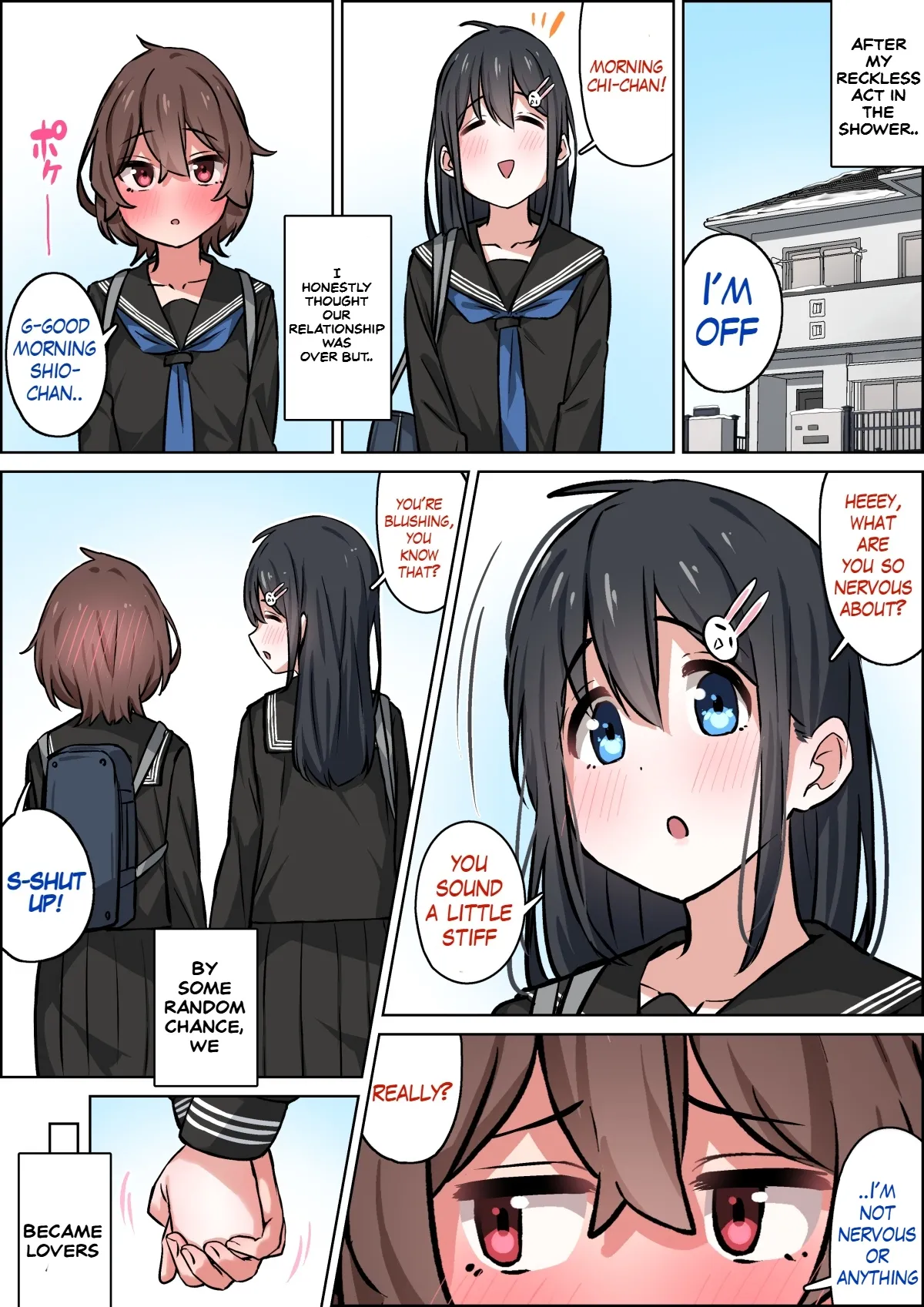 Walking back home in the winter with my childhood friend page 52 original parody - females only masturbation hentai manga - read online free