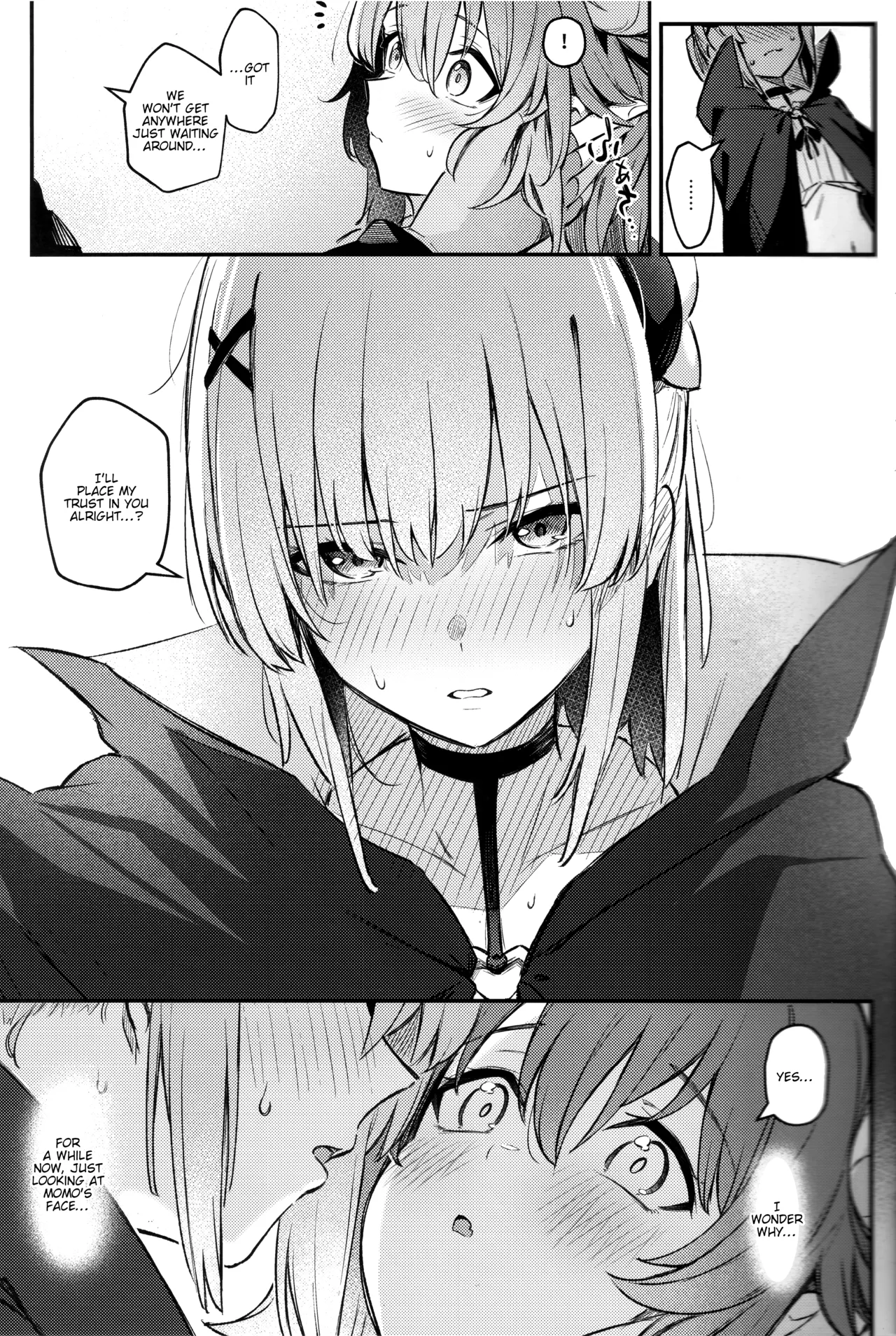 Mazoku wa Shukuteki to Nakayoshi Shinai to Derarenai Heya ni, Tojikomerarete Shimatta! page 14 featuring yuko yoshida machikado mazoku parody - kissing magical girl hentai manga - read online free