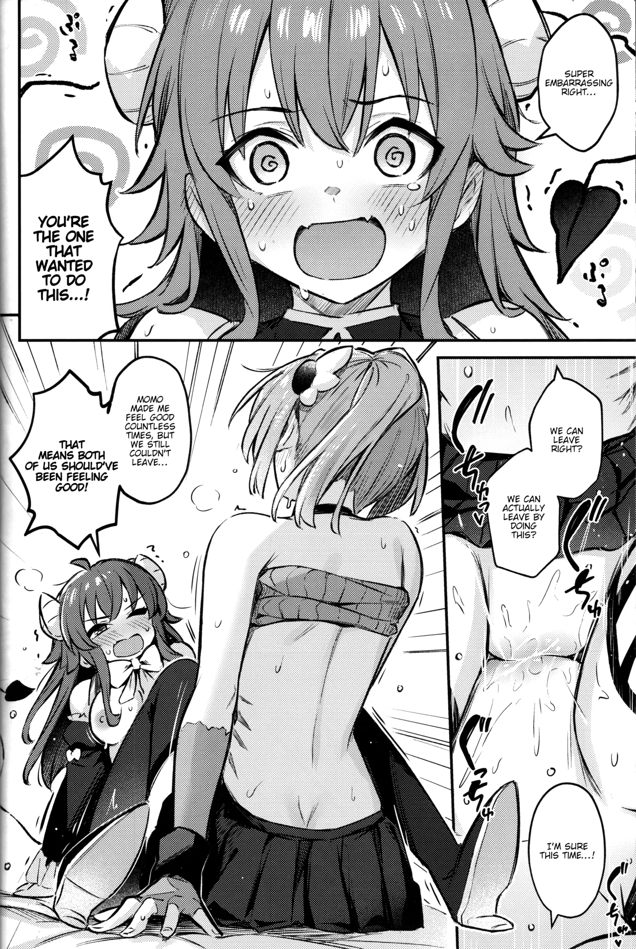 Mazoku wa Shukuteki to Nakayoshi Shinai to Derarenai Heya ni, Tojikomerarete Shimatta! page 27 featuring yuko yoshida machikado mazoku parody - kissing magical girl hentai manga - read online free