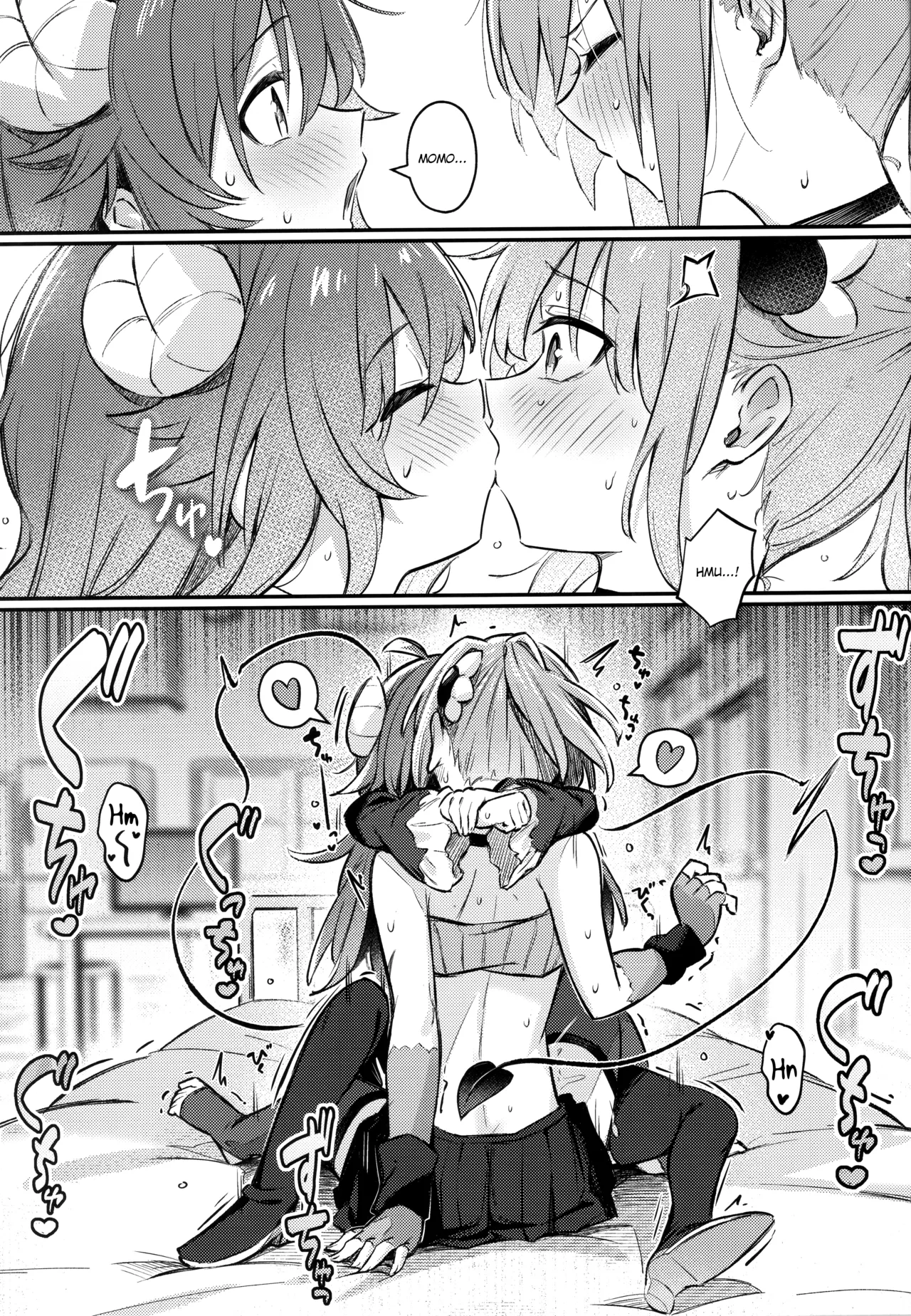 Mazoku wa Shukuteki to Nakayoshi Shinai to Derarenai Heya ni, Tojikomerarete Shimatta! page 30 featuring yuko yoshida machikado mazoku parody - kissing magical girl hentai manga - read online free