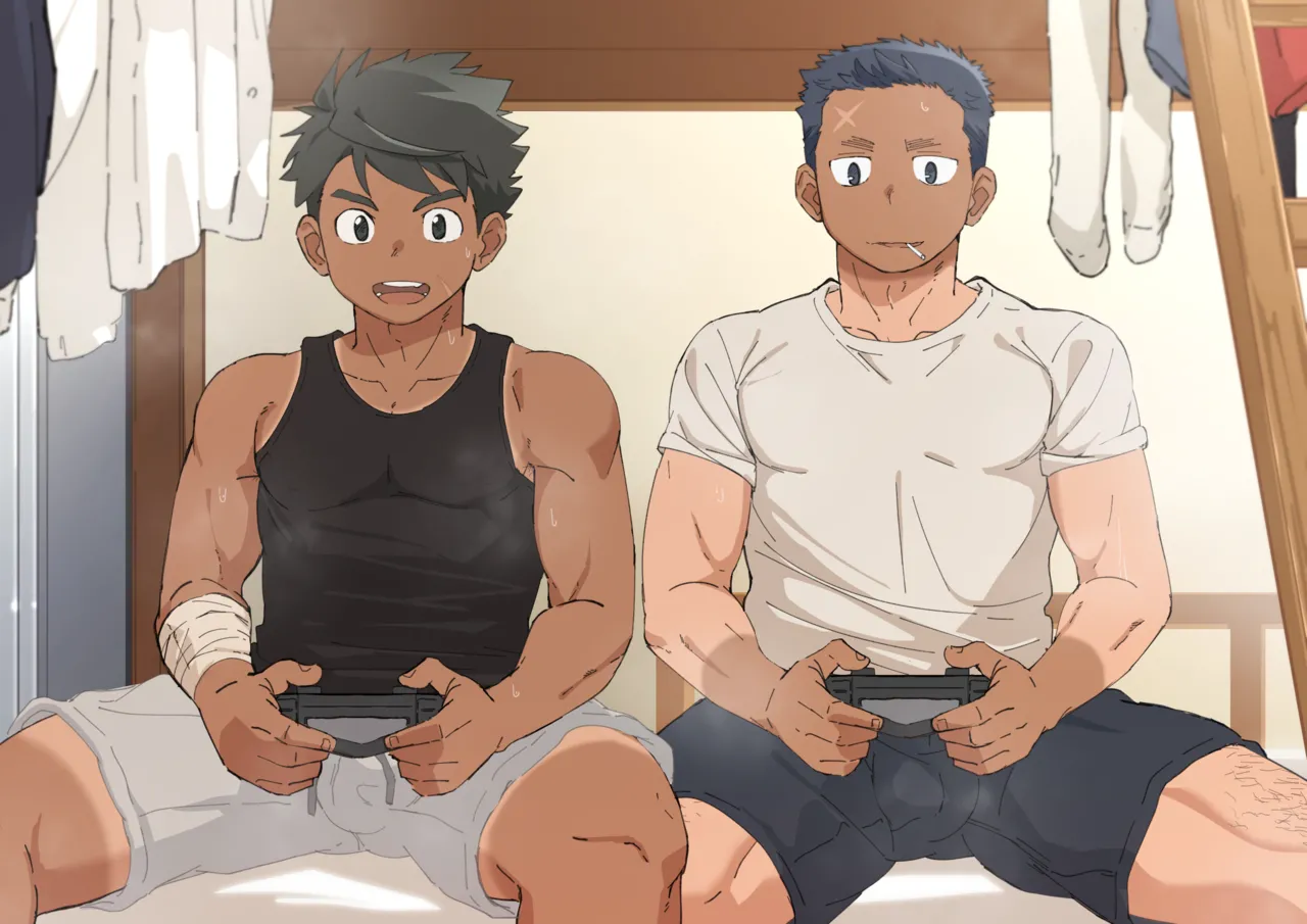 冷房の壊れた寮でゲーム 1+2 page 16 - handjob anal hentai manga - read online free