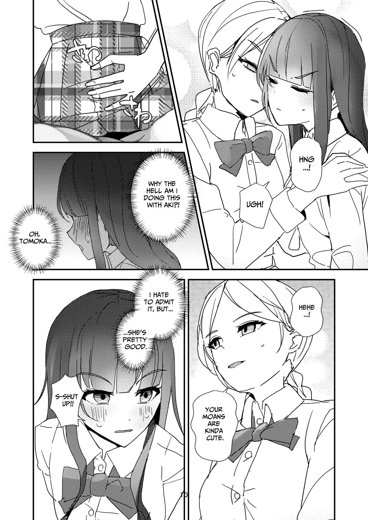 A Tense Yuri Eromanga - She's Mine! page 10 original parody - females only masturbation hentai manga - read online free