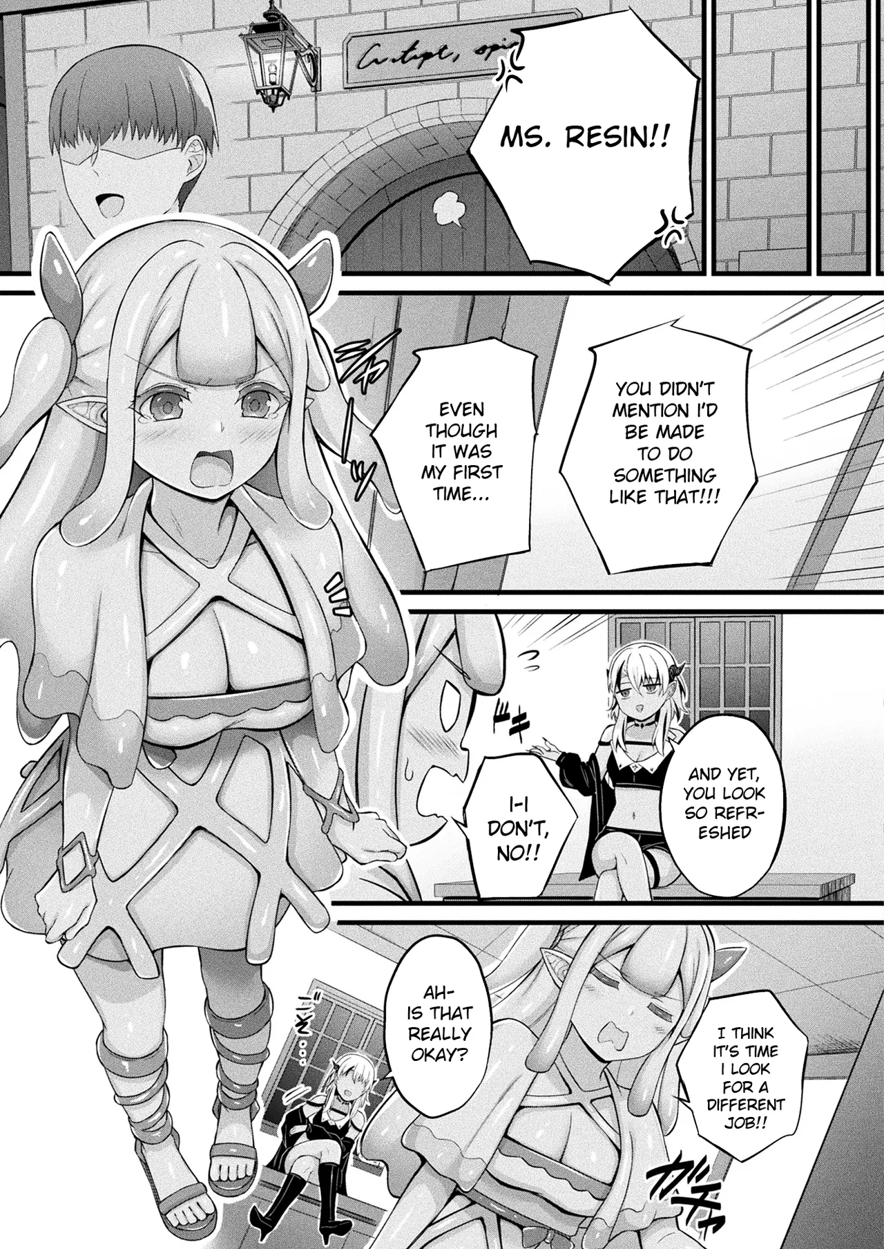 Slime Musume Meruru no Ecchi na Oshigoto Ch. 1 | Slime Girl Meruru's Sexy Job - Episode 1 page 25 - sole female sole male hentai manga - read online free