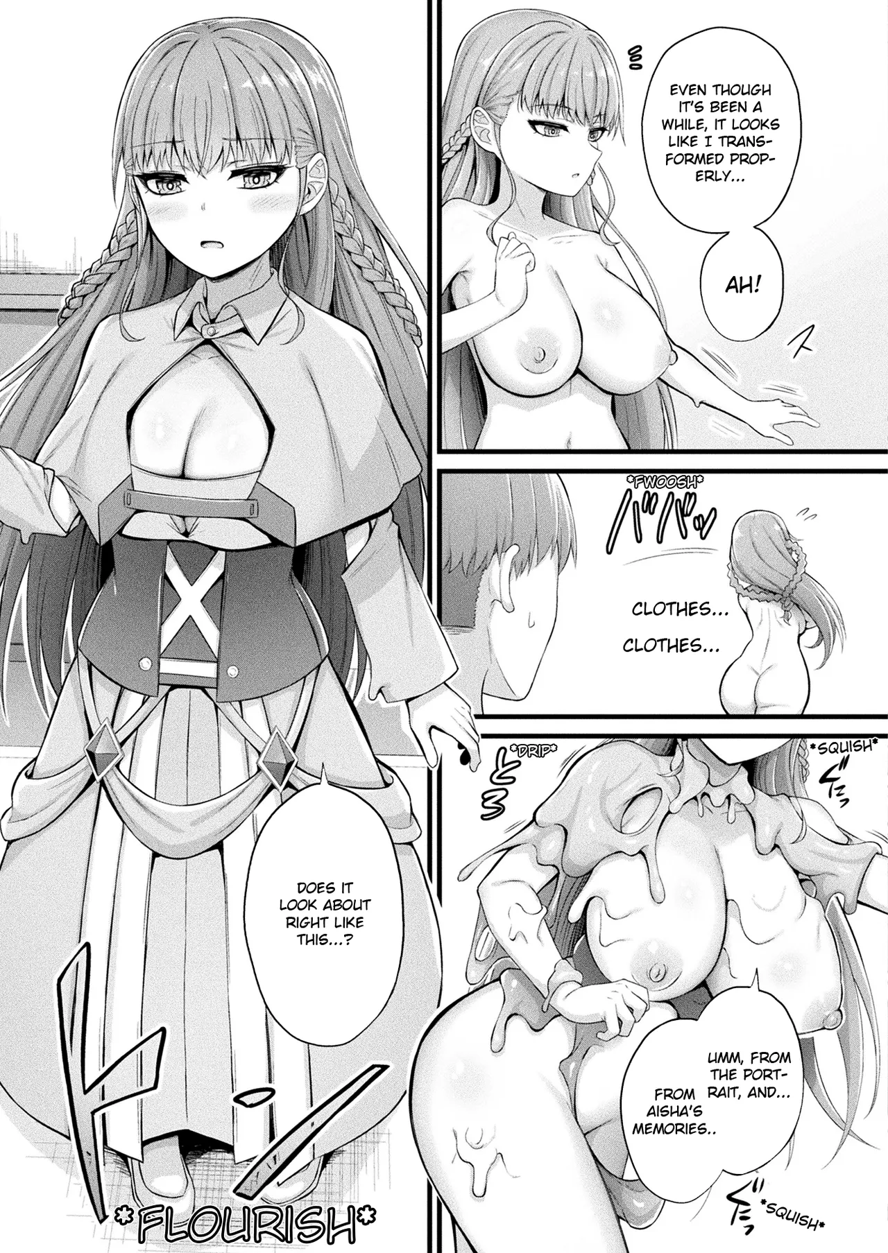 Slime Musume Meruru no Ecchi na Oshigoto Ch. 1 | Slime Girl Meruru's Sexy Job - Episode 1 - Page 9