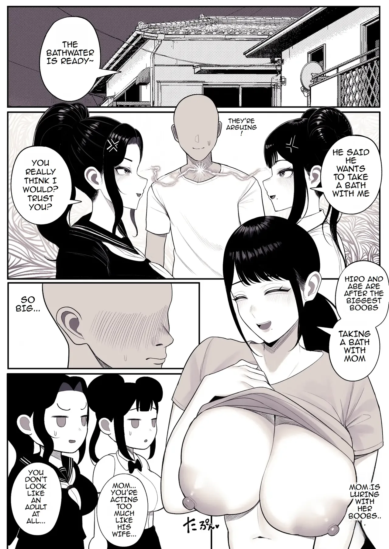 Katei Houkai | Family Ruin: A Forbidden Lust page 58 original parody - sole male nakadashi hentai manga - read online free